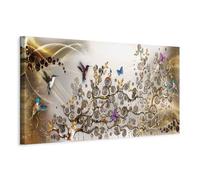 murando - Quadro Gustav Klimt 135x45 cm 1 Pezzo - Stampa su Tela Strutturata XXL Grande - Quadri Moderni Soggiorno Grandi - Stampe da Parete Murale Arte Moderno Pittura - Alberi l-C-0008-b-b