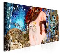 murando - Quadro Gustav Klimt 135x45 cm 1 Pezzo - Stampa su Tela Strutturata XXL Grande - Quadri Moderni Soggiorno Grandi - Stampe da Parete Murale Arte Moderno Pittura - Donna l-A-0015-b-a