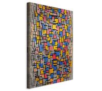 murando - Quadro Moderno Acustico per Soggiorno, Piet Mondrian, 80x120 cm