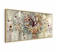 murando - Quadro Moderno con Cornice Naturale, Gustav Klimt, 80x40 cm | Chiodi Inclusi, 1 Pezzo, Quadri Moderni, Camera da Letto, Telaio in Legno, Resistenti Allo Sbiadimento, Produzione Europea