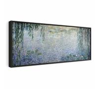 murando - Quadro Moderno per Camera da Letto, Claude Monet Ninfee, 50x20 cm | Chiodi Inclusi, 1 Pezzo, Stampa su Tela, Murale Arte, Resistenti Allo Sbiadimento, Produzione Europea