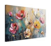 murando - Quadro Moderno per Camera da Letto, Mazzo di Papaveri, 60x40 cm | Chiodi Inclusi, 1 Pezzo, Murale Arte, Stampe da Parete, Resistenti Allo Sbiadimento, Produzione Europea