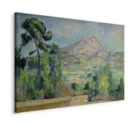 murando Quadro Paul Cézanne 120x80 cm 1 Pezzo Stampa su tela in TNT XXL Quadri Immagini moderni Murale Fotografia Grafica Decorazione da parete Monte Santa Vittoria l-E-10024-b-a