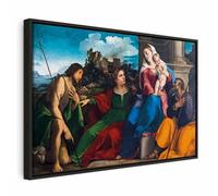 murando - Quadro Sacra Famiglia 120x80cm 1 Pezzo - Stampa su Tela Strutturata XXL Grande - Quadri Moderni Soggiorno Grandi - Stampe da Parete Murale Arte Moderno Pittura - Santi l-G-10746-b-a