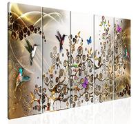 murando Quadro su Vetro Acrilico come Gustav Klimt Quadro Moderno Impreso Stampa Immagini Murale Fotografia Decorazione da Parete 5 pezzi Astratto Ucelli