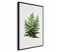 murando - Quadro Verticale Materico Foglie Verdi Botaniche 60x90 cm 1 Pezzo Effetto Dipinto - Quadri Moderni per Camera da Letto - Canvas con Struttura - Decorazioni da Parete Decori b-H-10158-b-a
