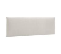 murando - Testiera Letto Imbottita - Rettangolo Velluto - 20x60 cm 1 Pezzo - Pannelli Decorativi per Pareti - Cuscini Testata Letto - Pannelli Imbottiti per Camera da Letto - Design Elegante - Crema