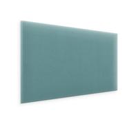 murando - Testiera Letto Imbottita, Rettangolo, Velluto Antimacchia 40x60cm | 1 Pezzo, Pannelli Decorativi per Pareti, Cuscini Testata Letto, Pannelli Imbottiti per Cameretta, Azzurro, Produzione EU