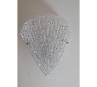 Murano Applique da parete in Vetro di Murano cristallo 1 luce classico moderno