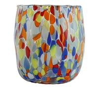 Murano Vetro Bere Artistico Bicchiere Multi Fatto a Mano Blu Millefiori Venezia