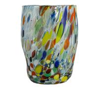 Murano Vetro Bere Artistico Bicchiere Multi Mano Millefiori Venezia Italia
