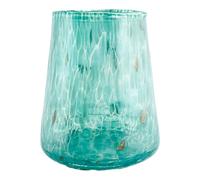 Murano Vetro Bere Artistico Bicchiere Verde Bronzo Mano Venice Italia Millefiori