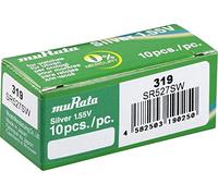 Murata 248379 SR527SW-PBWW - Batteria a bottone 319, ossido d'argento, 22,5 mAh, 1,55 V, 10 pezzi