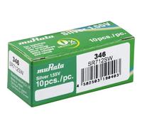 MURATA SR712SW-PBWW - Pila a bottone 346, in ossido d'argento, 9,5 mAh, 1,55 V, 10 pezzi
