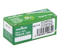 Murata SR1116-PBWW - Pila a bottone 366, ossido d'argento, 30 mAh, 1,55 V, 10 pezzi