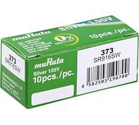 MURATA 248393 SR916SW-PBWW - Batteria a bottone 373, ossido d'argento, 30 mAh, 1,55 V, 10 pezzi