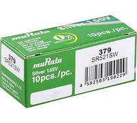 Murata SR521SW-PBWW - Batteria a bottone 379, ossido d'argento, 16 mAh, 1,55 V, 10 pezzi