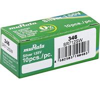 MURATA SR712SW-PBWW - Pila a bottone 346, in ossido d'argento, 9,5 mAh, 1,55 V, 10 pezzi