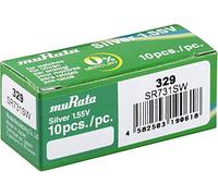 MURATA SR731SW-PBWW, batteria a bottone 329, ossido d'argento, 39 mAh, 1,55 V, 10 pezzi