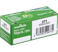 MURATA SR920SW-PBWW - Batteria a bottone 371, ossido d'argento, 40 mAh, 1,55 V, 10 pezzi