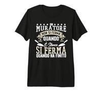 Muratore Detti Divertente Uomo Professione Muratori Maglietta Premium