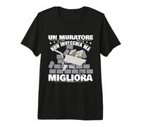 Muratore dicendo artigiano Strumento Accessori Muratore Maglietta Premium