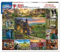 Murder At Piccolo Piddling Mistero Puzzle Da Bianco Mountain 76cm x 61cm