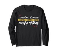 Murder Mostra ABBIGLIAMENTI Comodi True Crime Divertente Fan Meme Maglia a Manica
