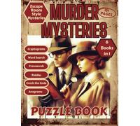 Murder Mysteries Escape Room Style Puzzle Book