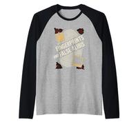 Murder Mystery Whodunit Partito Detective Costume Sospetto Gioco Maglia con Maniche Raglan