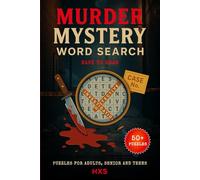 Murder Mystery Word Search: Word Searches with Easy to Read Print about Murder Mysteries, Detective, Crime Investigation and More | 6x9 inches, 110 ... Gift for Vacations, Holidays and Fun Times