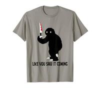 Murderous Sloth with Knife Halloween Gag Gift for Sloth Fans Maglietta