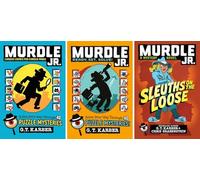 Murdle Jr. Puzzles Series 3 Books Collection Set by G.T. Karber - Curious Crimes for Curious Minds, Ready Set Solve & Sleuths on the Loose