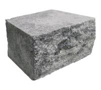 Muretto da giardino decorativo Quickwall grigio 20x17,5x12 cm Grigio