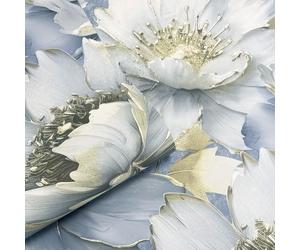 Muriva Aminah Blu Carta da Parati 224504 Floreale Accent per Caratteristica Muri