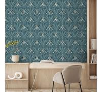 Muriva Elegance Bell Flower (Campanule) Vinile Parati Geometrico Art Déco Fiori