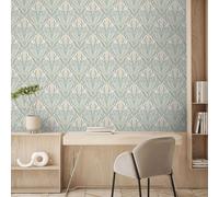 Muriva Elegance Bell Flower (Campanule) Vinile Parati Geometrico Art Déco Fiori