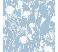 Muriva Meadowsweet Carta Da Parati Botanica Catherine Lansfield Blu 165583