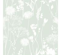 Muriva Meadowsweet Carta Da Parati Botanica Catherine Lansfield Verde 16558