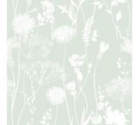 Muriva Meadowsweet Carta Da Parati Botanica Catherine Lansfield Verde 16558