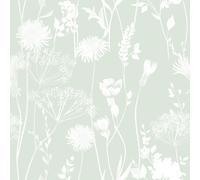 Muriva Meadowsweet Carta Da Parati Botanica Catherine Lansfield Verde 16558
