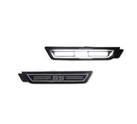 MURKKD Luce Di Posizione Laterale A LED Con Logo SS Rosso E Anteriore Ambra Lente Fumé, Compatibile La Del Riflettore Paraurti Chevrolet Camaro 2010-2015(2pcs Rear White)