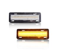 MURKKD Luci di segnalazione laterali a LED for paraurti anteriori/posteriori compatibili con luci direzione e parafanghi Pontiac Firebird 1982-1992(Blue)