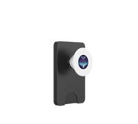 Murmuramento degli uccelli al crepuscolo sulla migrazione al crepuscolo del lago al chiaro di luna PopSockets PopWallet per MagSafe
