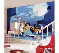 Muro Decorativo Jasmine Disney Princess Camera Blu Carta Da Parati 368x254 Cm