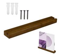 Muro del titolare del record, display a parete da record | Scaffali per dischi a parete in legno massello,Supporto per disco per album e gancio di archiviazione del disco, scaffale per album in legno