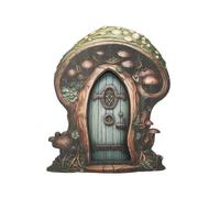 Muro della Porta delle Fate: decorazione capricciosa della parete, Porta delle Fate incantata | Decorazione della casa delle fate in Miniatura, Accessori della stanza di fantasia, decorazione del