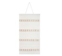 Muro di stoccaggio della fascia-Organizzatore del display sospeso, supporto per capelli con risparmio spaziale | Memoria montata a parete per camera da letto, dormitorio, area di vanità, rack per