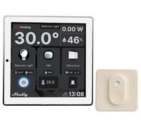 Muro Display + Blu H&t Digitale Umidità Sensore Temperatura Avorio