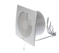 Muro Estrattore Ventola 150mm con Tira Cavo Interruttore E Toilette Ventilatore